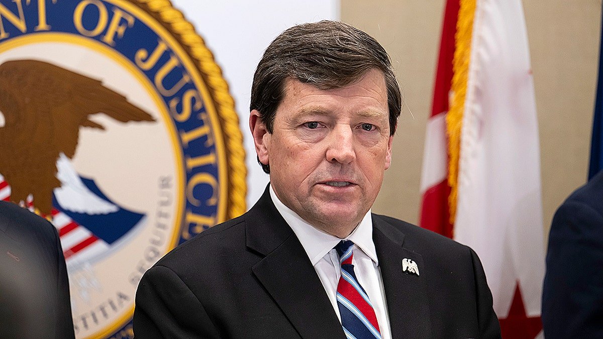 Ed Martin speaking at a press conference in Washington, D.C.