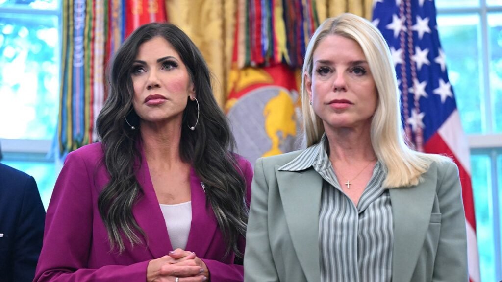 Man indicted for allegedly posting gruesome death threats against Kristi Noem, Pam Bondi on social media