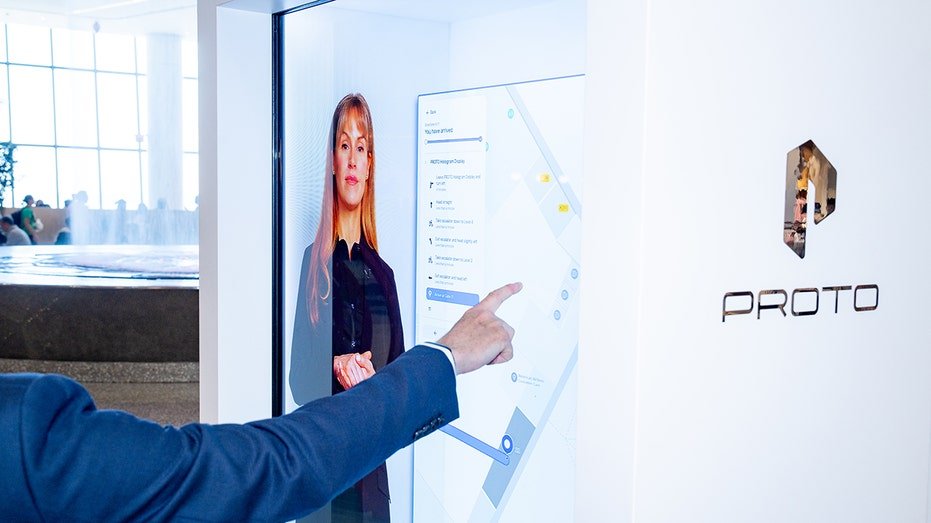 traveler using AI concierge