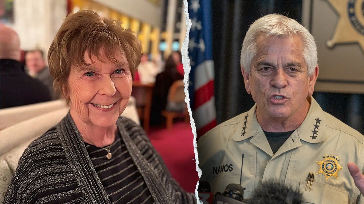 Nancy Guthrie and Sheriff Nanos at a press conference in Tucson