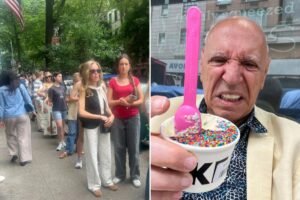 New Yorkers are lining up for hours for viral Dot Cakes and they’re ‘unspeakably awful’ New Yorkers are lining up for hours for viral Dot Cakes and they’re ‘unspeakably awful’