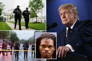 Trump says gunman who opened fire at White House checkpoint had ‘possible obsession’ with executive mansion Trump says gunman who opened fire at White House checkpoint had ‘possible obsession’ with executive mansion