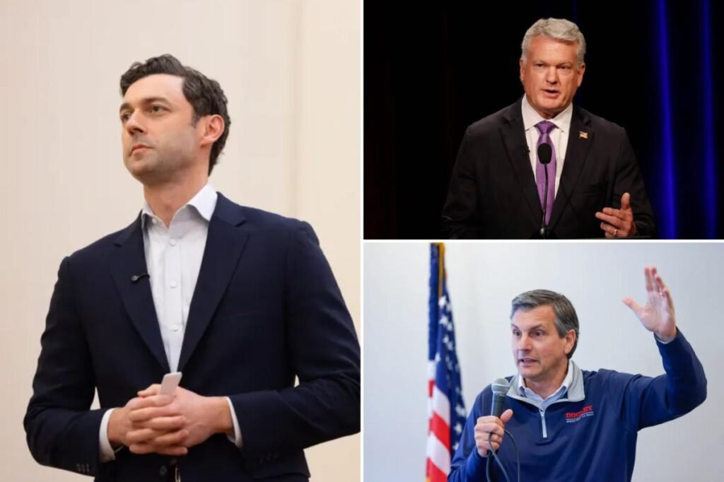 Democrat Jon Ossoff skates as Georgia GOP Senate primary drags on to runoff election Democrat Jon Ossoff skates as Georgia GOP Senate primary drags on to runoff election
