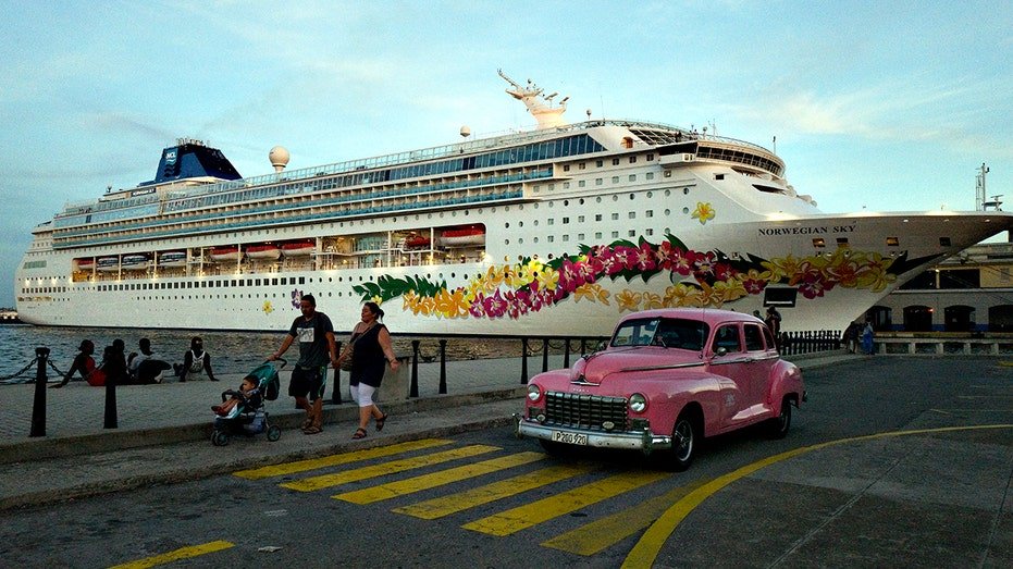 Norwegian SKY cruise ship docked