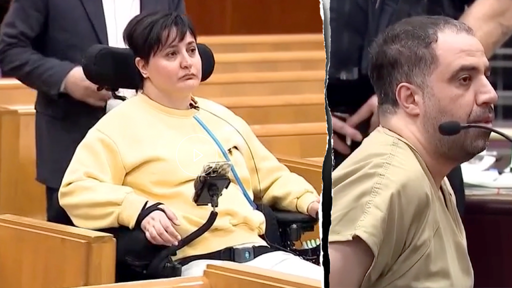 Paralyzed subway victim confronts attacker, calls his actions ‘evil’ at sentencing