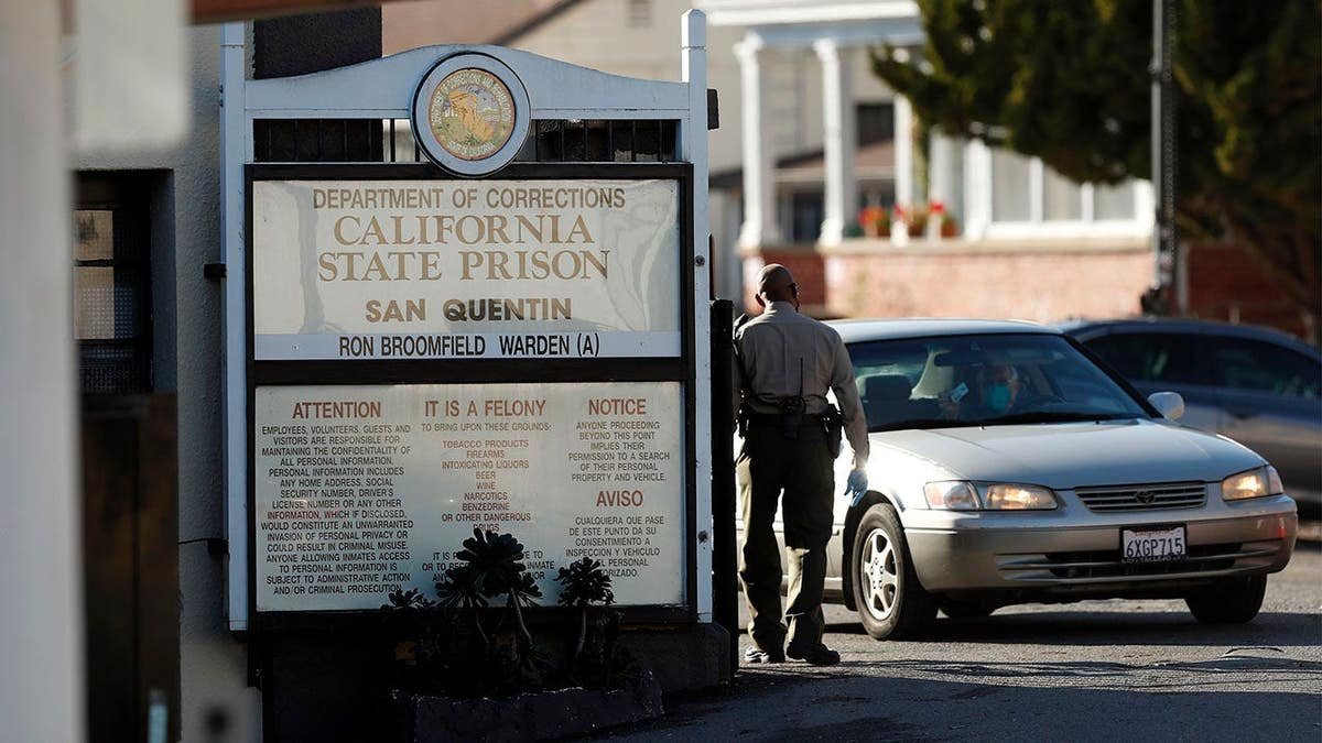 San Quentin State Prison building in San Rafael, California