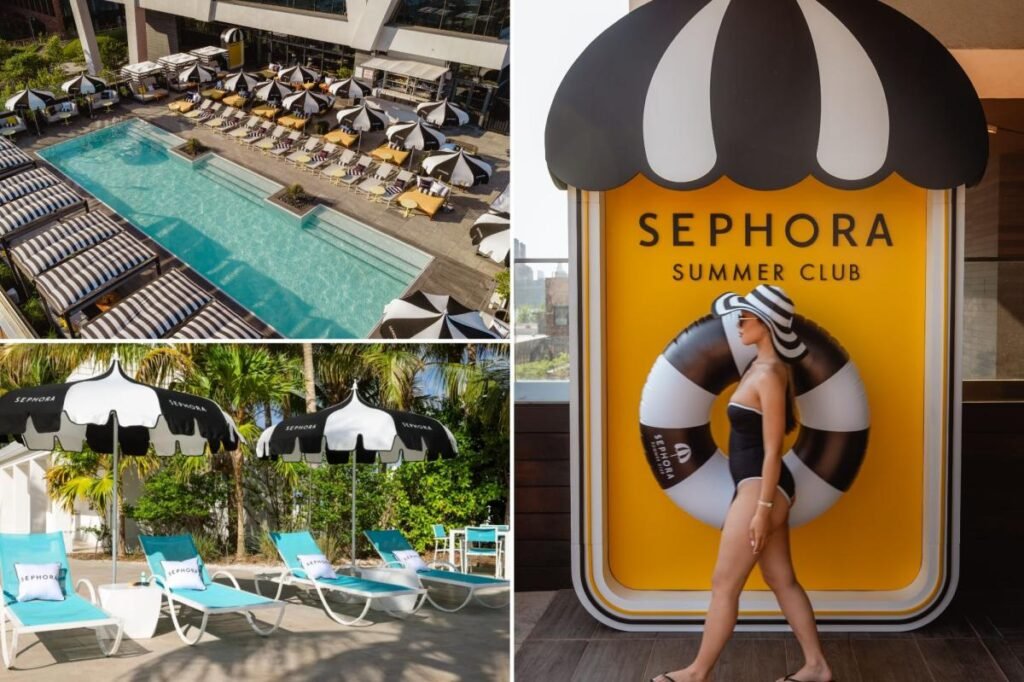 Exclusive | Sephora Summer Club poolside pop-up blends luxe hospitality with sunny Mediterranean vibe