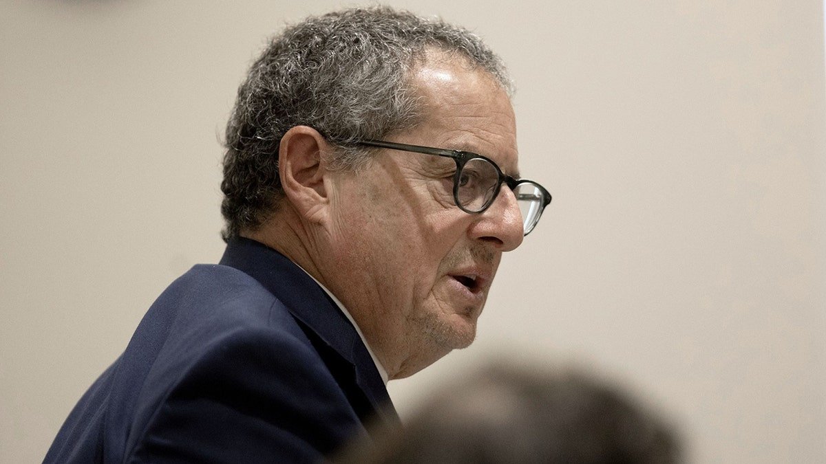 Attorney Richard Novak speaking during a court hearing in Provo, Utah