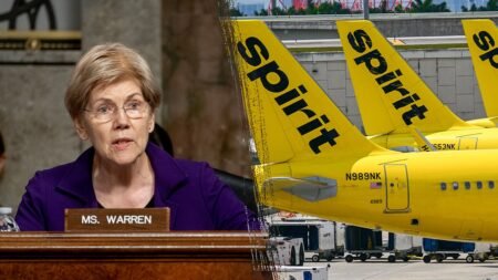 Sen Warren blasted for cheering blocking of merger that might have saved Spirit Airlines