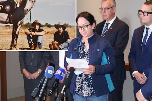 Rail safety advocate Lara Jensen. Inset: Lara and her brother Christian