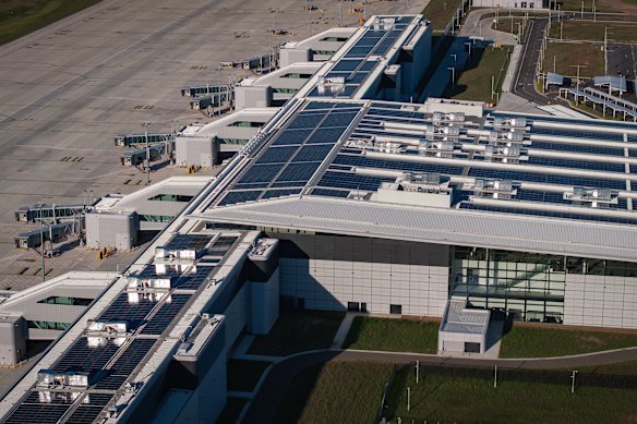 The M12 motorway and junction connecting it to the M7 will be a crucial link to the Western Sydney Airport terminal.