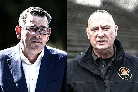 Operation Richmond centred on dealings between Daniel Andrews’ government and the United Firefighters Union under Peter Marshall.