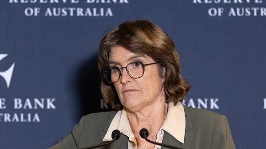 Reserve Bank governor Michele Bullock.