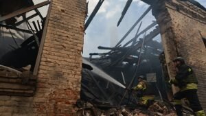 Ukraine strikes arms factory after Russian strikes kill two