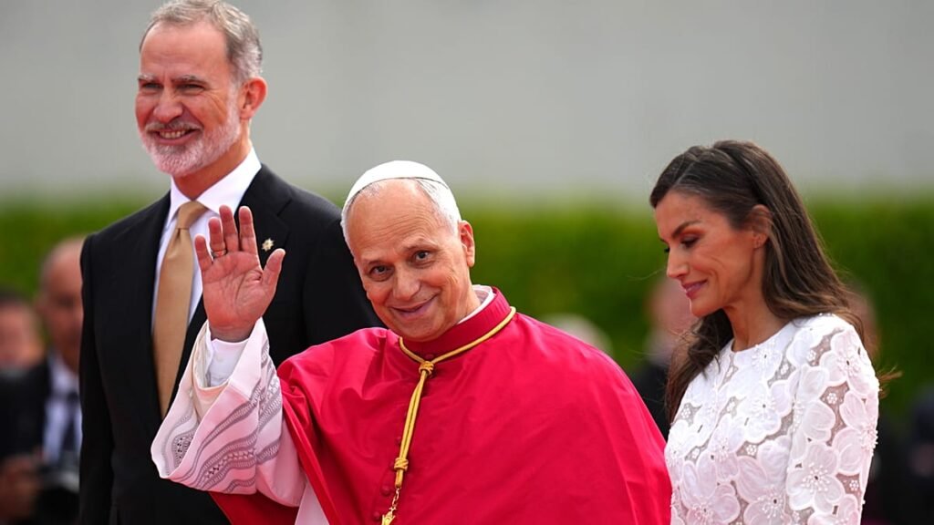 Pope Leo XIV calls for national unity on first day in Spain Pope Leo XIV calls for national unity on first day in Spain