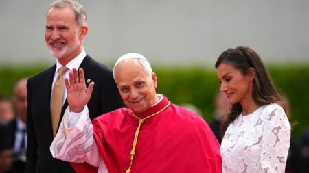 Pope Leo XIV calls for national unity on first day in Spain