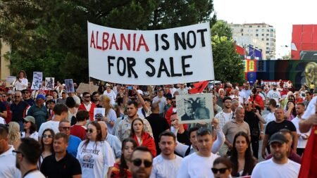 Day 14 of Albania protests over Trump son-in-law’s tourism investment Day 14 of Albania protests over Trump son-in-law’s tourism investment