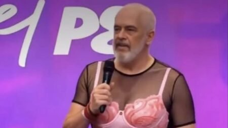 Albania’s PM posts AI video of himself in bra in swipe at influencers