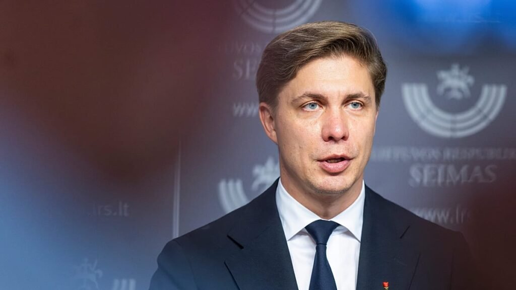 Lithuania’s parliament approves Sinkevičius as prime minister