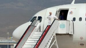 Watch Live: Pope Leo XIV speaks to migrants in historic encounter