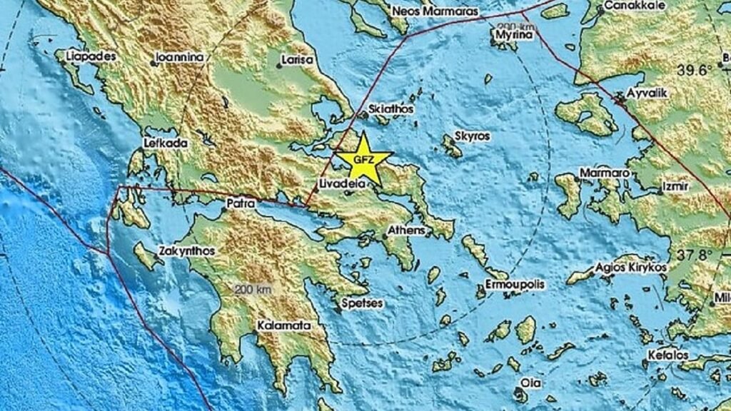 Greece: multiple earthquakes around magnitude 5.2 hit northern Evia