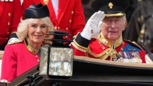 Thousands gather in London to celebrate Trooping the Colour Thousands gather in London to celebrate Trooping the Colour