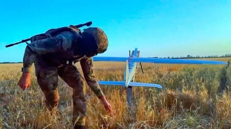 Drone from Russia shot down in eastern Latvia, military says