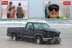 Driver plows into toll booth, killing longtime attendant, before driving truck into ocean Driver plows into toll booth, killing longtime attendant, before driving truck into ocean