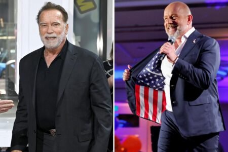 Steve Hilton gives special shoutout to Arnold Schwarzenegger with flashy new jacket