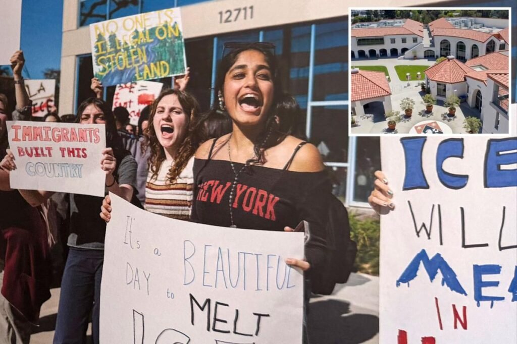 Exclusive | Elite LA school celebrates anti-ICE student walkout in yearbook spread
