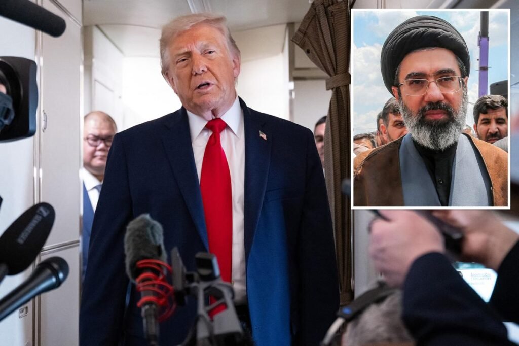 Trump calls younger Khamenei ‘more rational,’ threatens to take Iran’s uranium by force: ‘Not an endless war’
