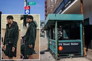 Knife-wielding nut snatches cell phone in terrifying NYC subway robbery