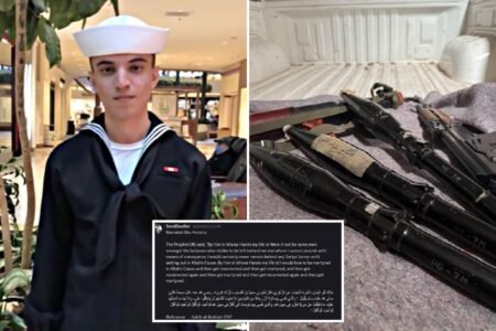 Terrifying arsenal of rockets Navy sailor tried to buy for mass murder of Special Forces operatives