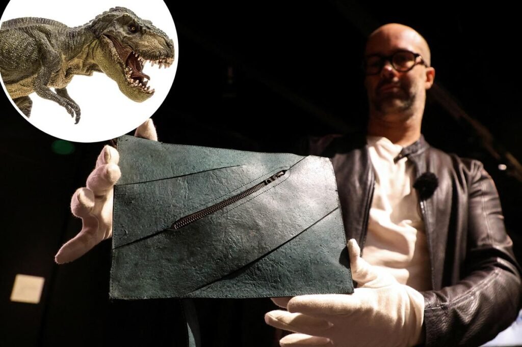 Bona fide T. rex leather purse is going up for auction — and it could fetch 0K Bona fide T. rex leather purse is going up for auction — and it could fetch 0K