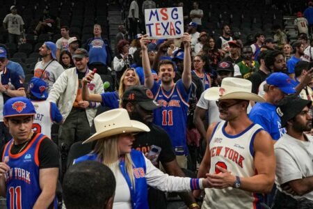 Nearly 50% of tickets for Knicks Game 5 in San Antonio purchased by NY, NJ fans Nearly 50% of tickets for Knicks Game 5 in San Antonio purchased by NY, NJ fans