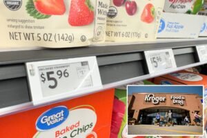 Major grocery store chain rolls out digital shelf tags — as Walmart fights back against ‘surge pricing’ claims Major grocery store chain rolls out digital shelf tags — as Walmart fights back against ‘surge pricing’ claims
