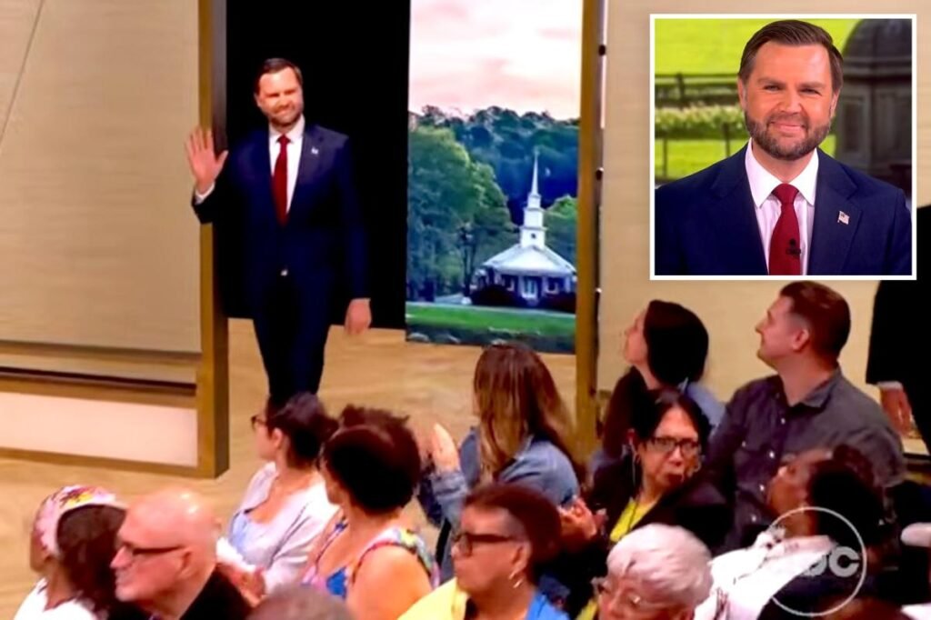 JD Vance draws mix of applause, stone-cold silence during interview on ‘The View’