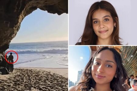Exclusive | Desperate final moments of two ambitious friends swept to their deaths from notorious California beach Exclusive | Desperate final moments of two ambitious friends swept to their deaths from notorious California beach