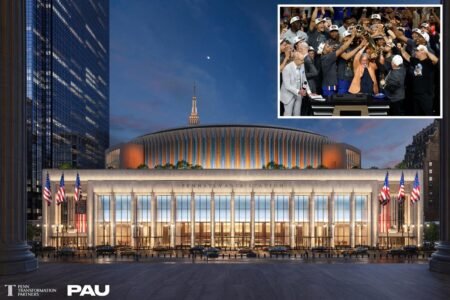 Exclusive | Firm tapped for Penn Station revamp releases new Knicks-themed design in honor of historic parade Exclusive | Firm tapped for Penn Station revamp releases new Knicks-themed design in honor of historic parade