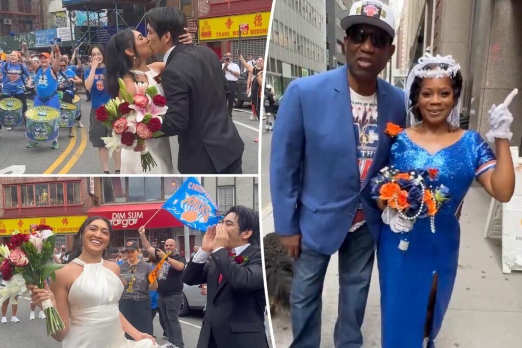 Couple engaged for 53 years finally marry among millions at historic Knicks parade Couple engaged for 53 years finally marry among millions at historic Knicks parade