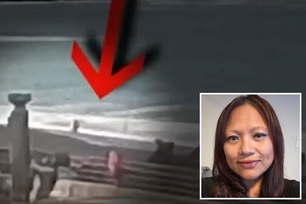 Terrifying video captures moment California woman is sucked into the ocean by sneaker wave in Pacifica Terrifying video captures moment California woman is sucked into the ocean by sneaker wave in Pacifica