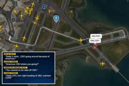 Boston Logan air traffic controller scrambles to avoid near miss as 2 flights come within 300 feet of each other Boston Logan air traffic controller scrambles to avoid near miss as 2 flights come within 300 feet of each other