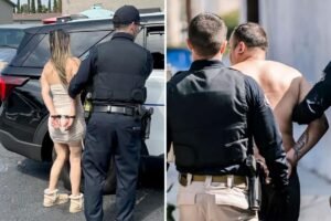 Moment California cops swoop on South American burglary crew behind mass luxury home raids