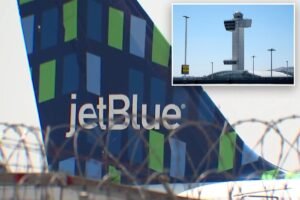 Helicopter pilot reports near miss with remote-controlled plane on same day JetBlue aircraft hits drone before landing at JFK