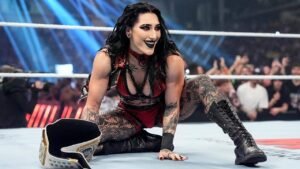 Rhea Ripley curiously gets help from Charlotte Flair to retain women’s title at WWE Clash in Italy Rhea Ripley curiously gets help from Charlotte Flair to retain women’s title at WWE Clash in Italy