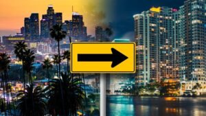 Fleeing for their futures, a California exodus unleashes a Florida ‘gold rush’