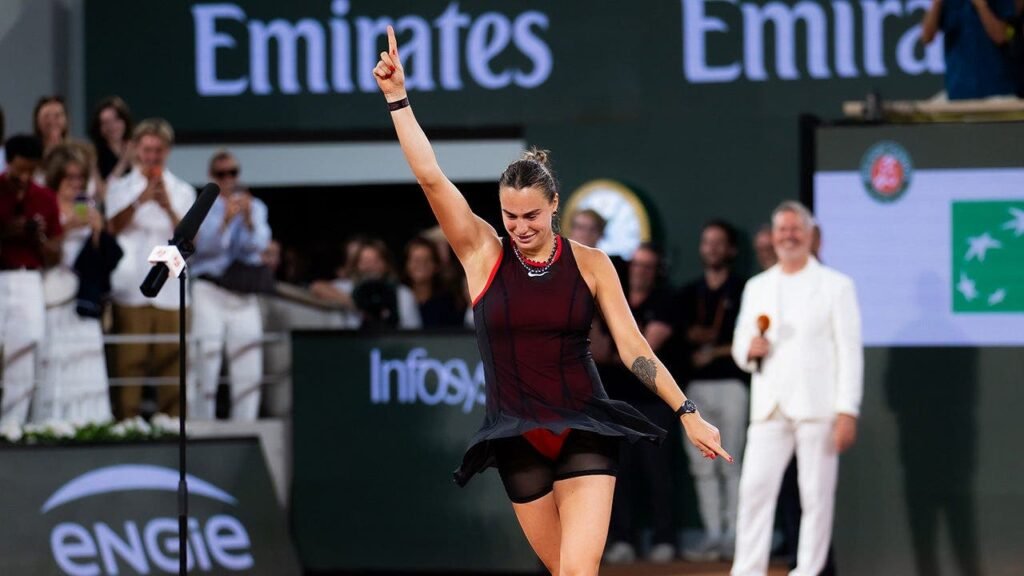 Andy Roddick calls out ‘weird’ request for Aryna Sabalenka to dance after French Open win over Naomi Osaka Andy Roddick calls out ‘weird’ request for Aryna Sabalenka to dance after French Open win over Naomi Osaka