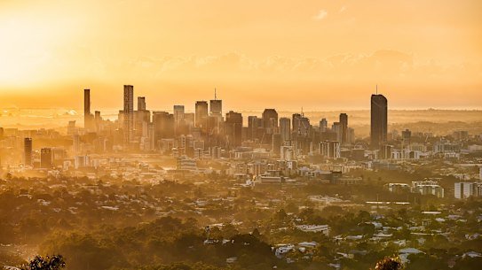 Sunrise over Brisbane, when 