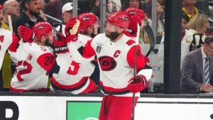 Jordan Staal’s two-goal night lifts Hurricanes past Golden Knights, evening Stanley Cup Final series Jordan Staal’s two-goal night lifts Hurricanes past Golden Knights, evening Stanley Cup Final series