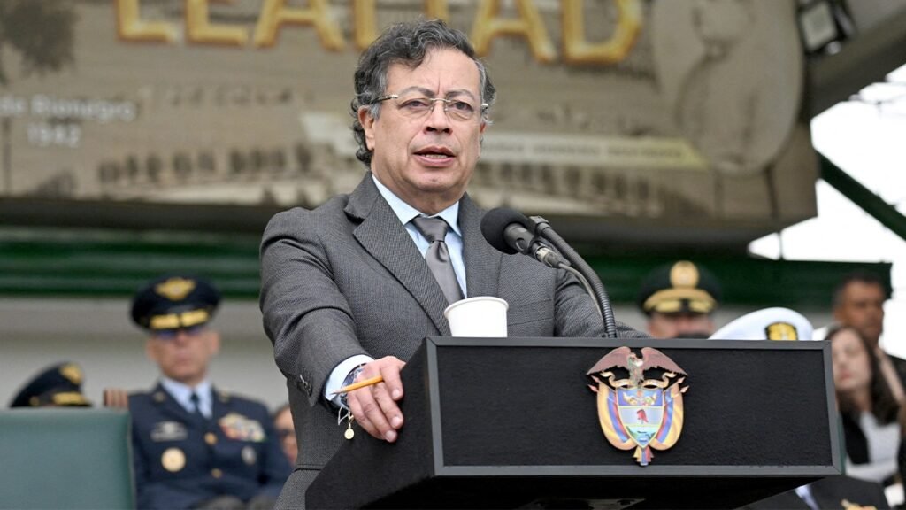 Colombian lawmakers seek suspension of Trump foe Gustavo Petro over alleged meddling in upcoming election Colombian lawmakers seek suspension of Trump foe Gustavo Petro over alleged meddling in upcoming election